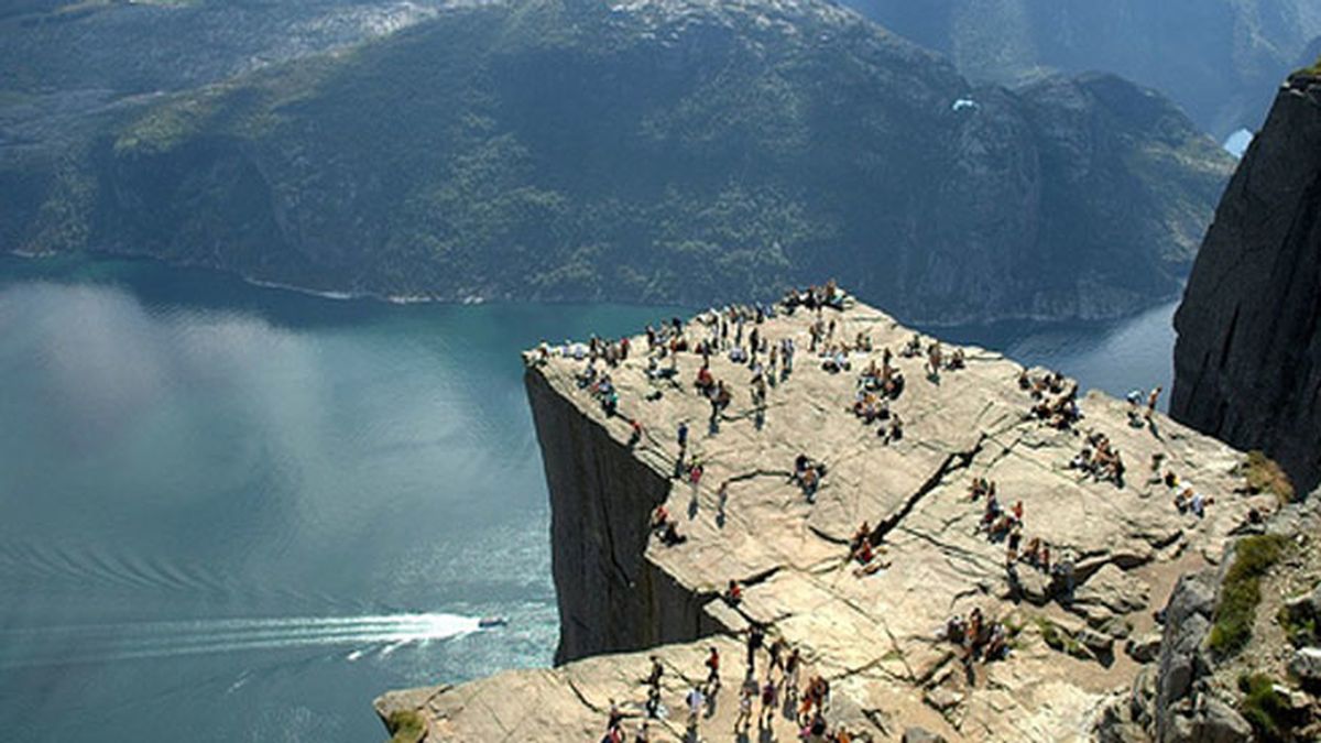 'El Púlpito', en Noruega