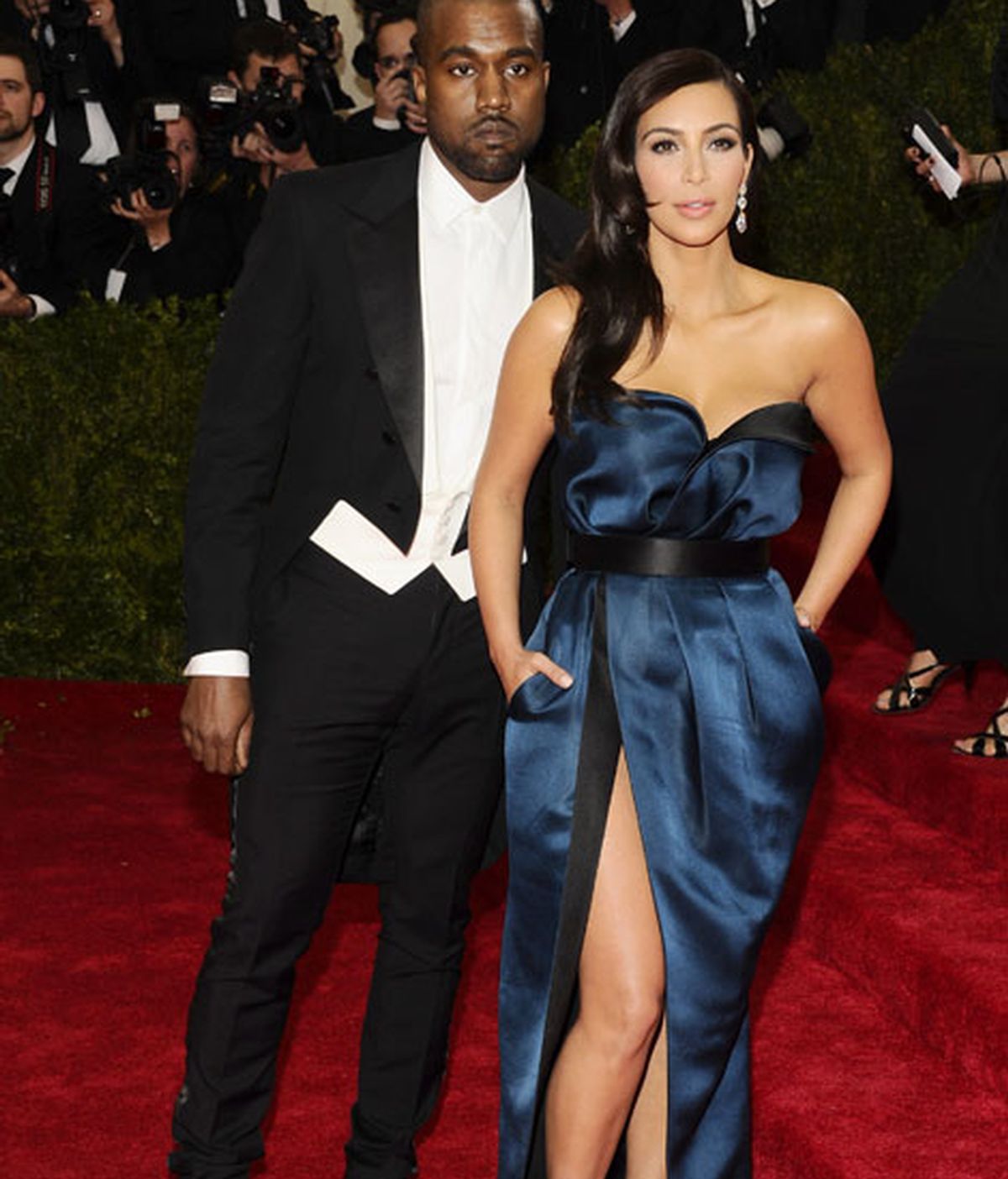 Kanye West y Kim Kardashian, ella de Lanvin