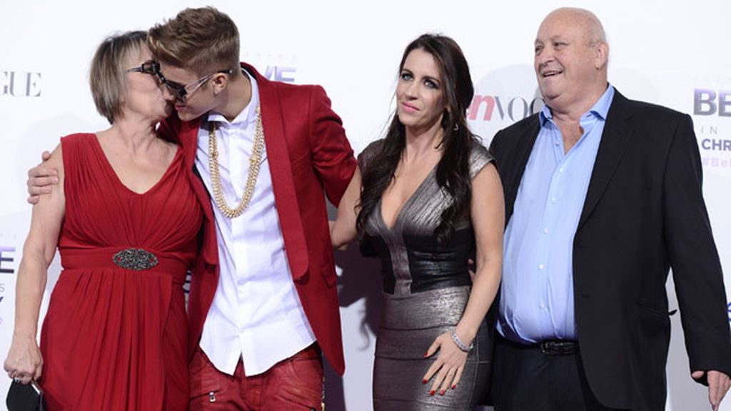 Justin Bieber, en el estreno de su película
