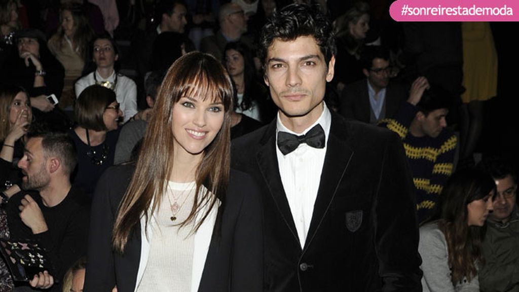 Helen Lindes y Javier de Miguel en el desfile de Ailanto