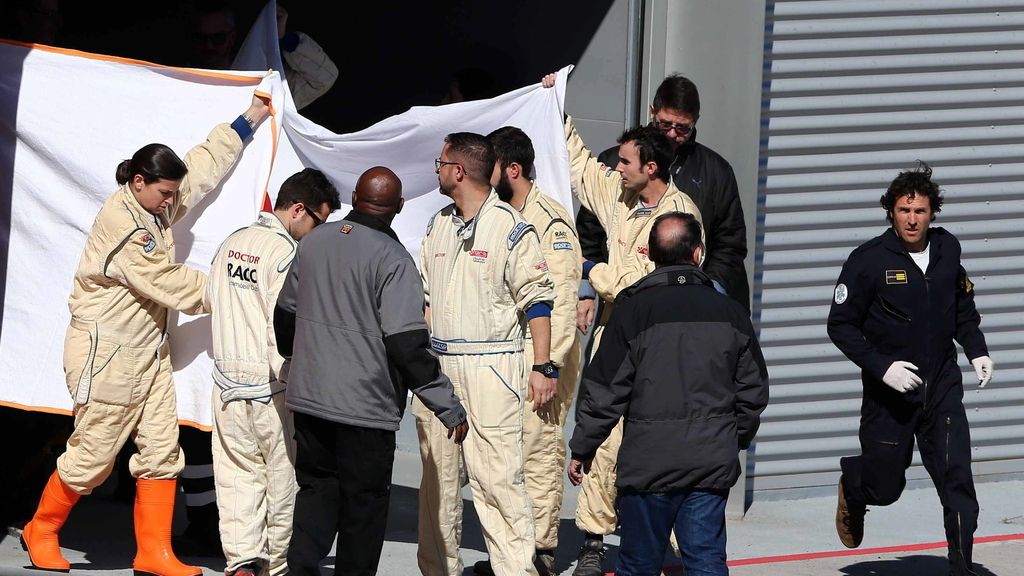 Accidente de Alonso en Montmeló