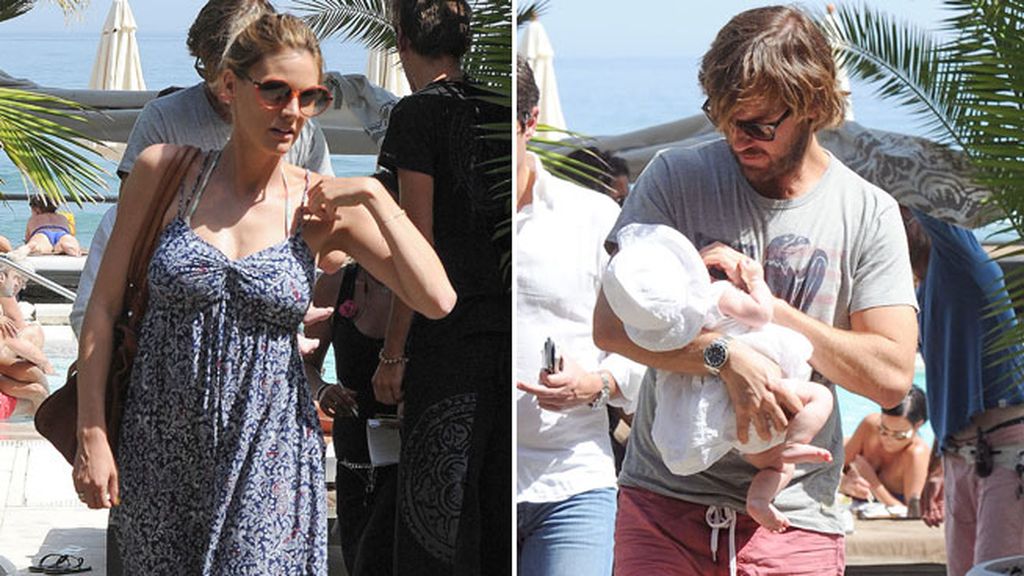 Amaia Salamanca y Rosauro Varo, primeras vacaciones con Olivia en Marbella