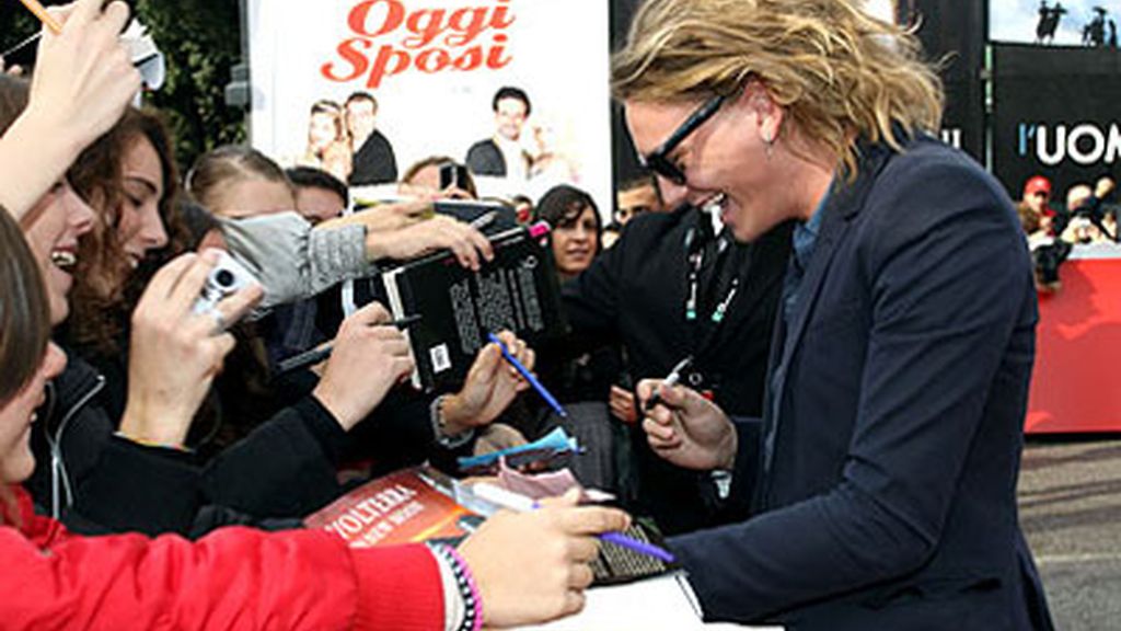 Actores de "Luna Nueva", en el Festival de CIne de Roma