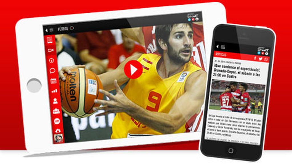 Descarga o actualiza la app de deportes de Mediaset