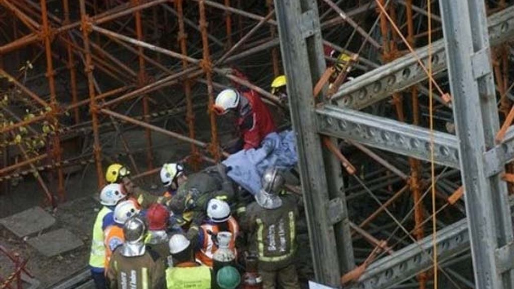 Derrumbe de un viaducto en construcción en Andorra