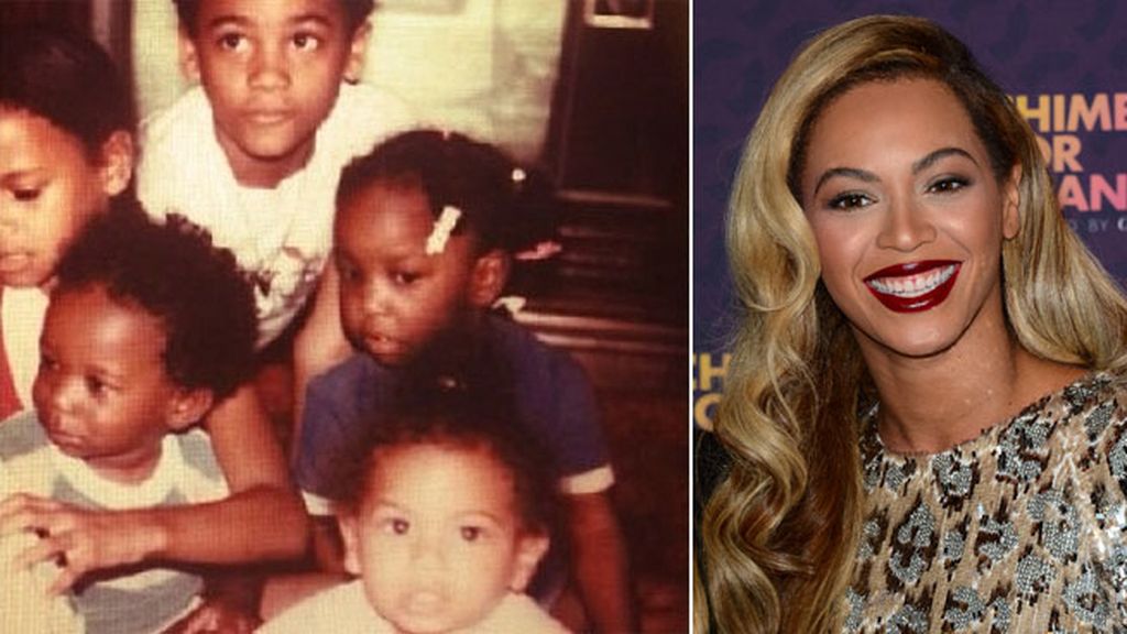 Beyoncé junto a su familia en 1983
