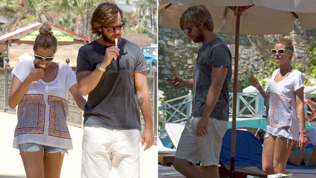 Amaia Salamanca y Rosauro Varo, primeras vacaciones con Olivia en Marbella