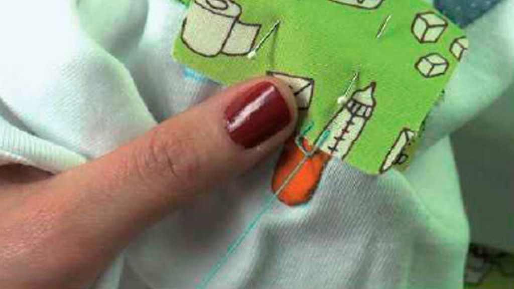 Tricotosas 17: Aplicación patchwork a body bebé