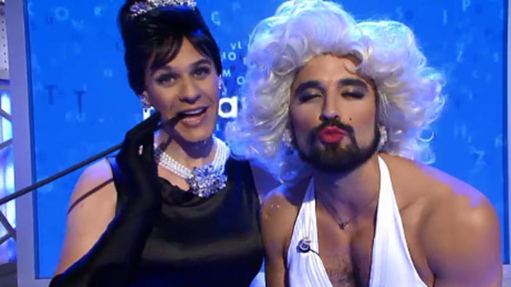 Audrey Hepburn y Marilyn Monroe en acción