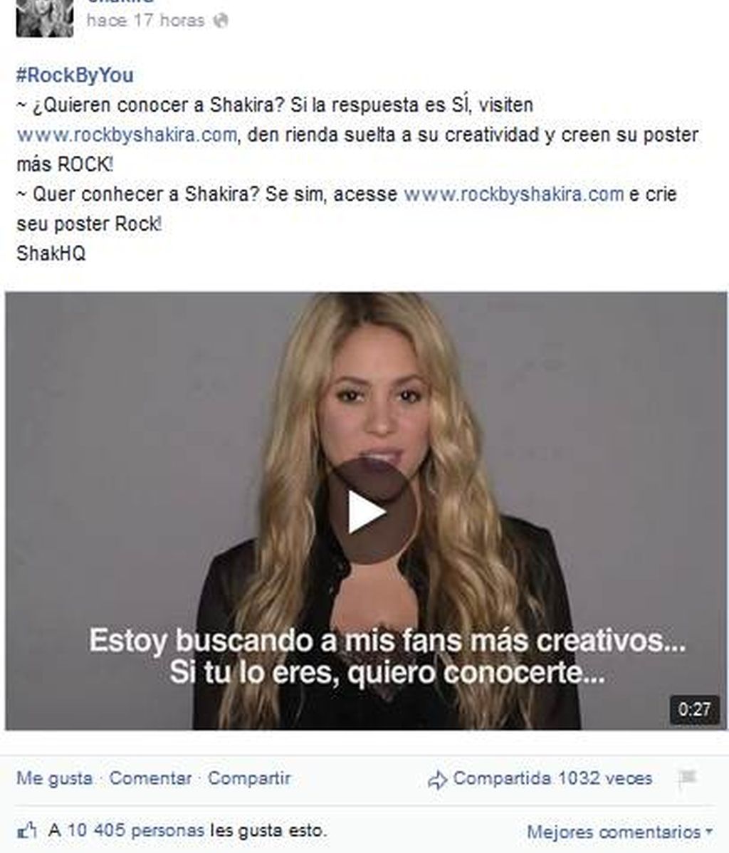 publicacion facebook