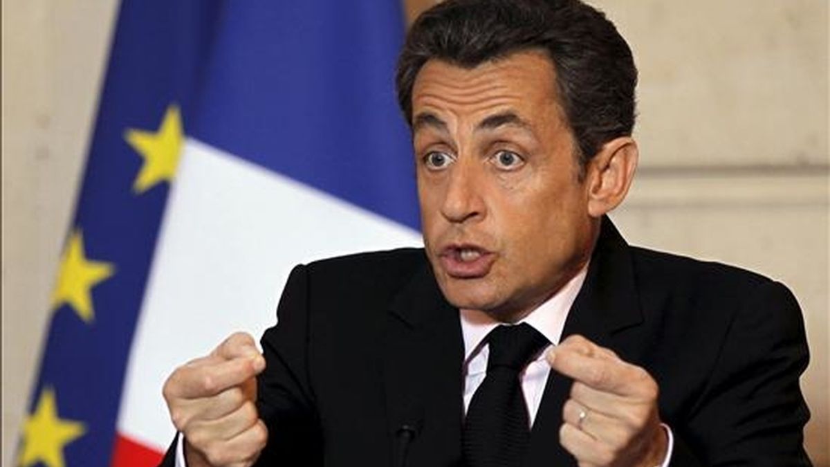 El presidente francés, Nicolás Sarkozy. EFE/Archivo