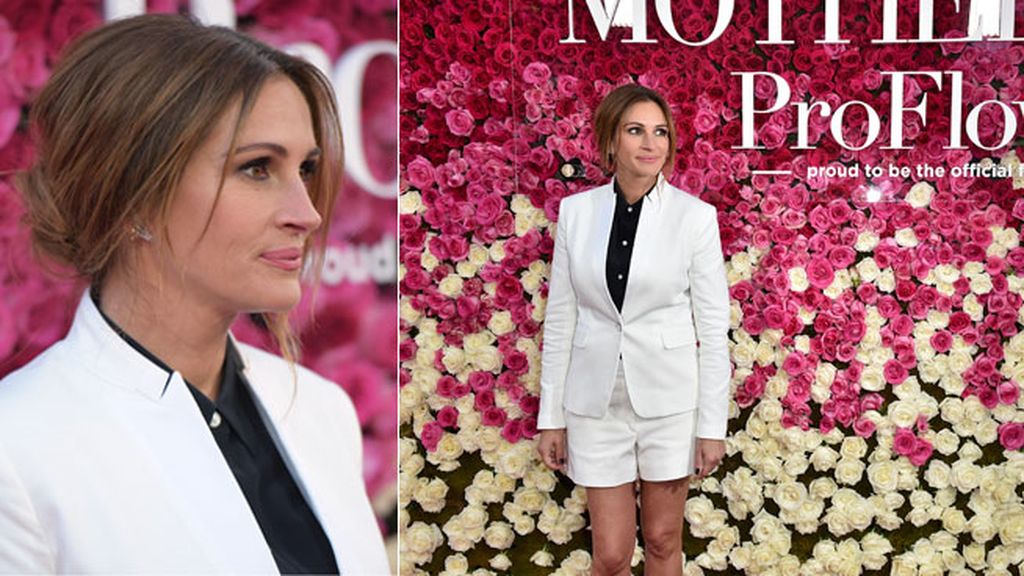 Jennifer Aniston y Julia Roberts, duelo de 'madres' de corto en el 'photocall'