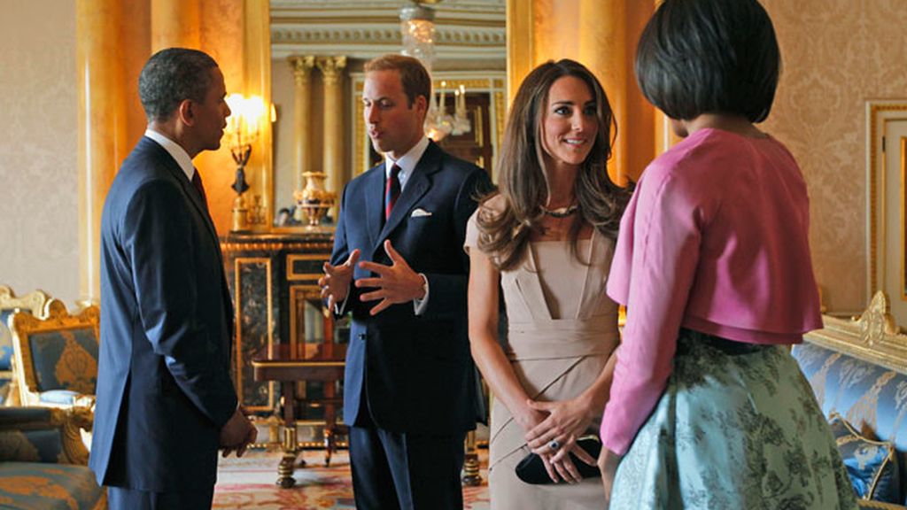 Catalina ejerce de Duquesa con los Obama