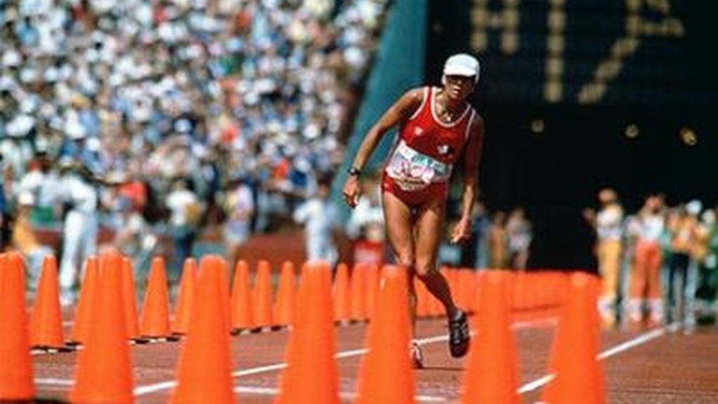 Gabriele Andersen-Schiess, Los Angeles 1984, maratón