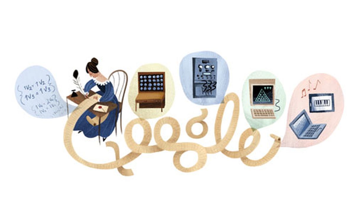Google rinde homenaje matemática británica Augusta Ada King, Condesa de Lovelace