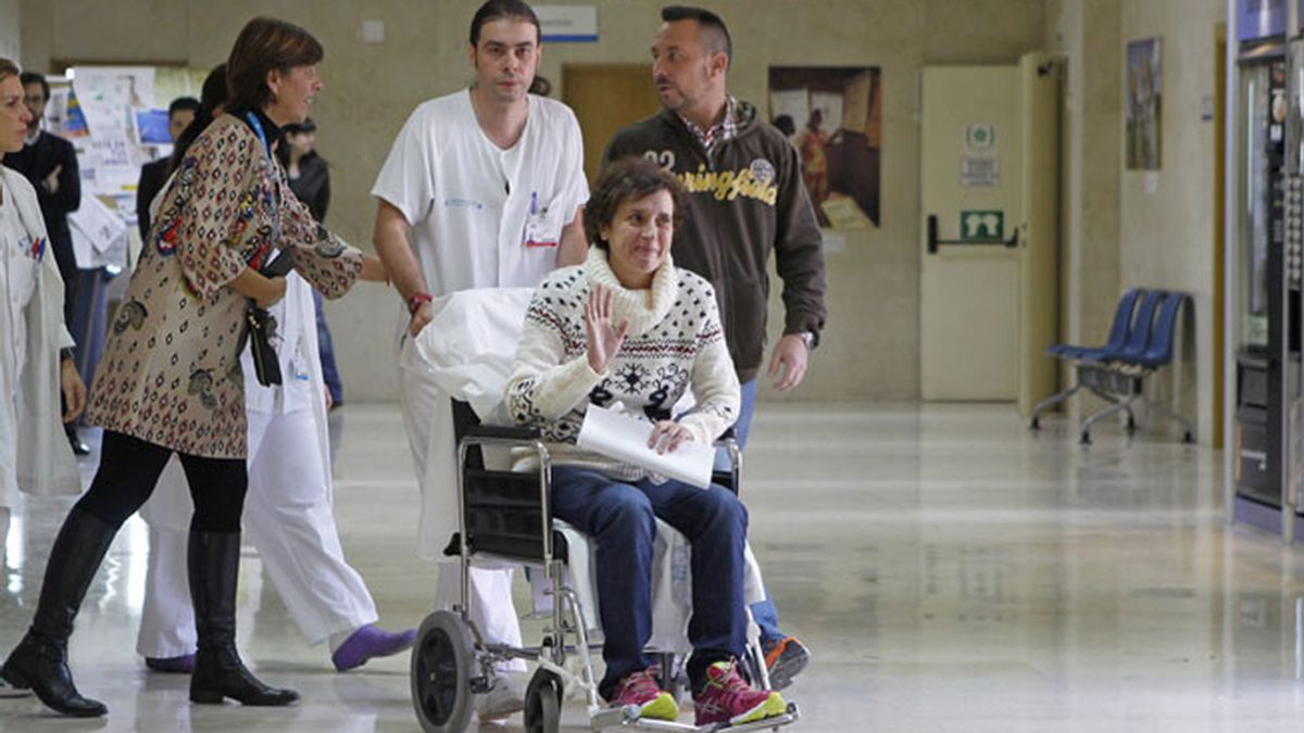 Teresa Romero sale del hospital