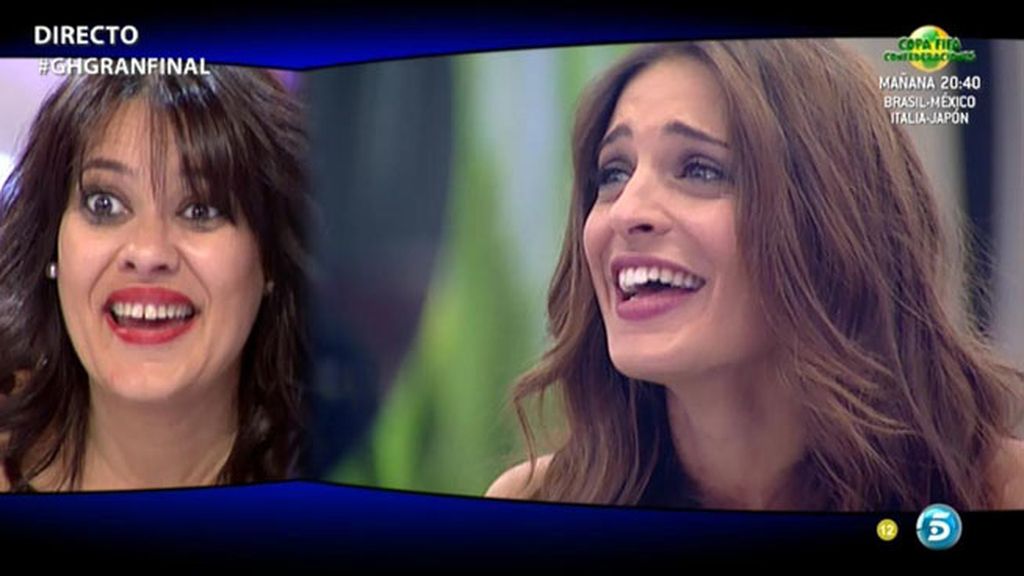 Estupefacta, no termina de creerse su victoria