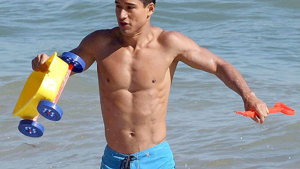 Los dos amigos estuvieron acompañados por la hija del actor