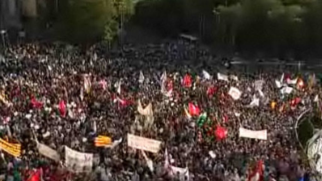 Manifestación contra la reforma de la ley del aborto