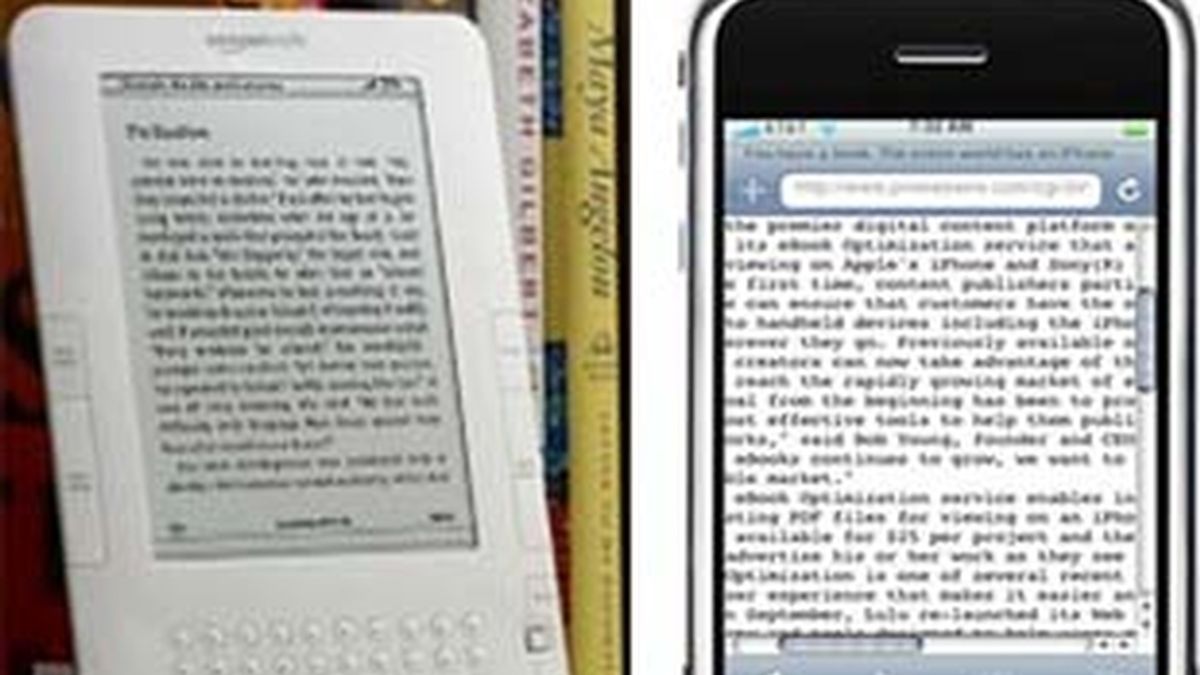 Los propietarios del iPhone y el iPod Touch podrán leer en la pantalla los libros electrónicos.