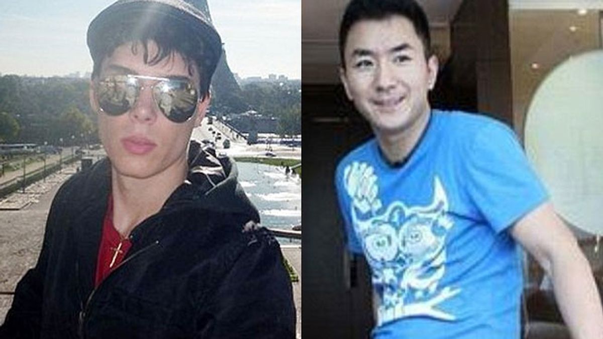 El asesino Luka Magnotta y su víctima Jun Lin Jun