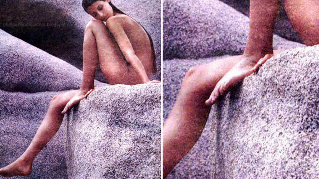 Esta modelo tiene algo raro