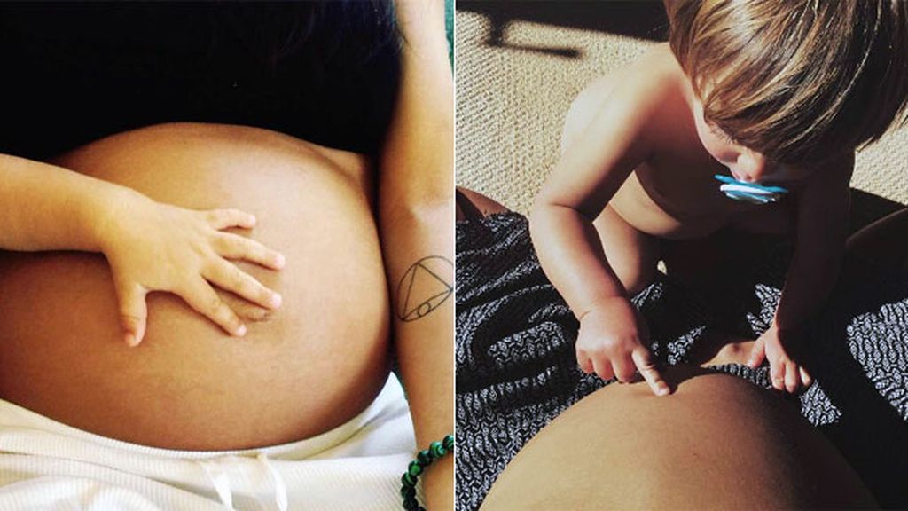 Está pasando estos días en Los Ángeles junto a su marido y su hijo Leo