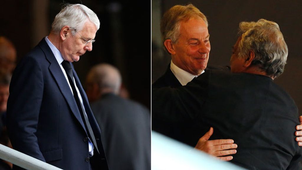 John Major y Tony Blair se unen a la despedida de Madiba