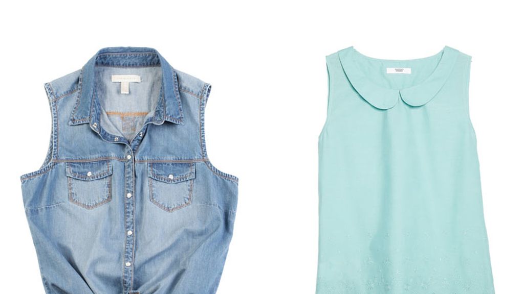 Blusa anudada vs. blusa lady