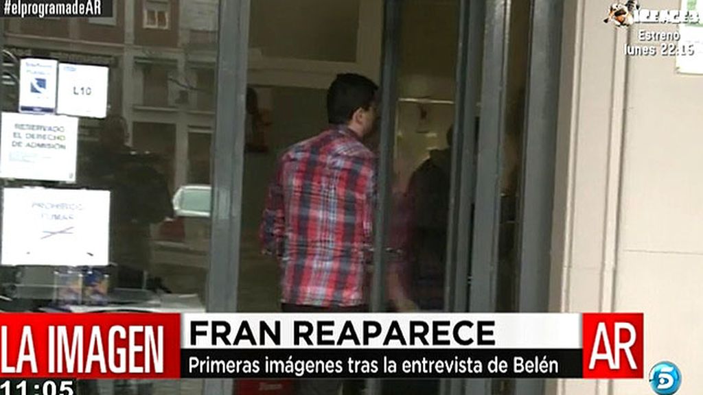 Primeras imágenes de Fran Álvarez tras la entrevista a Belén Esteban