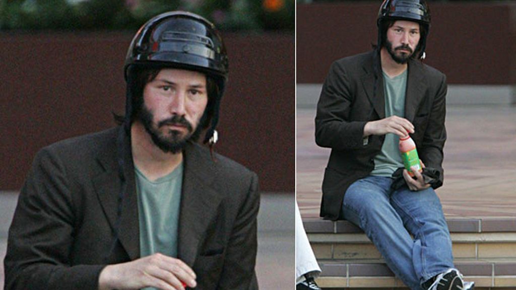 Keanu Reeves, como una moto