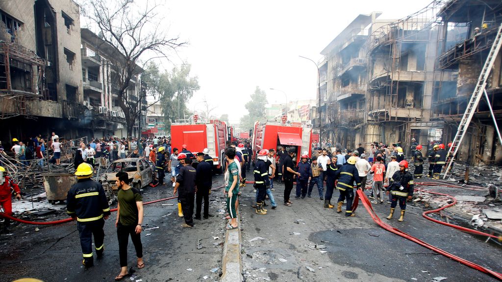 Imágenes de los atentados realizados por el IS en Bagdag