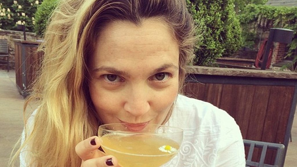 Drew Barrymore, sin maquillaje