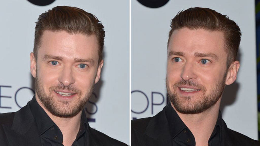 Justin Timberlake también lució la tendecia en los People's Chice Awards
