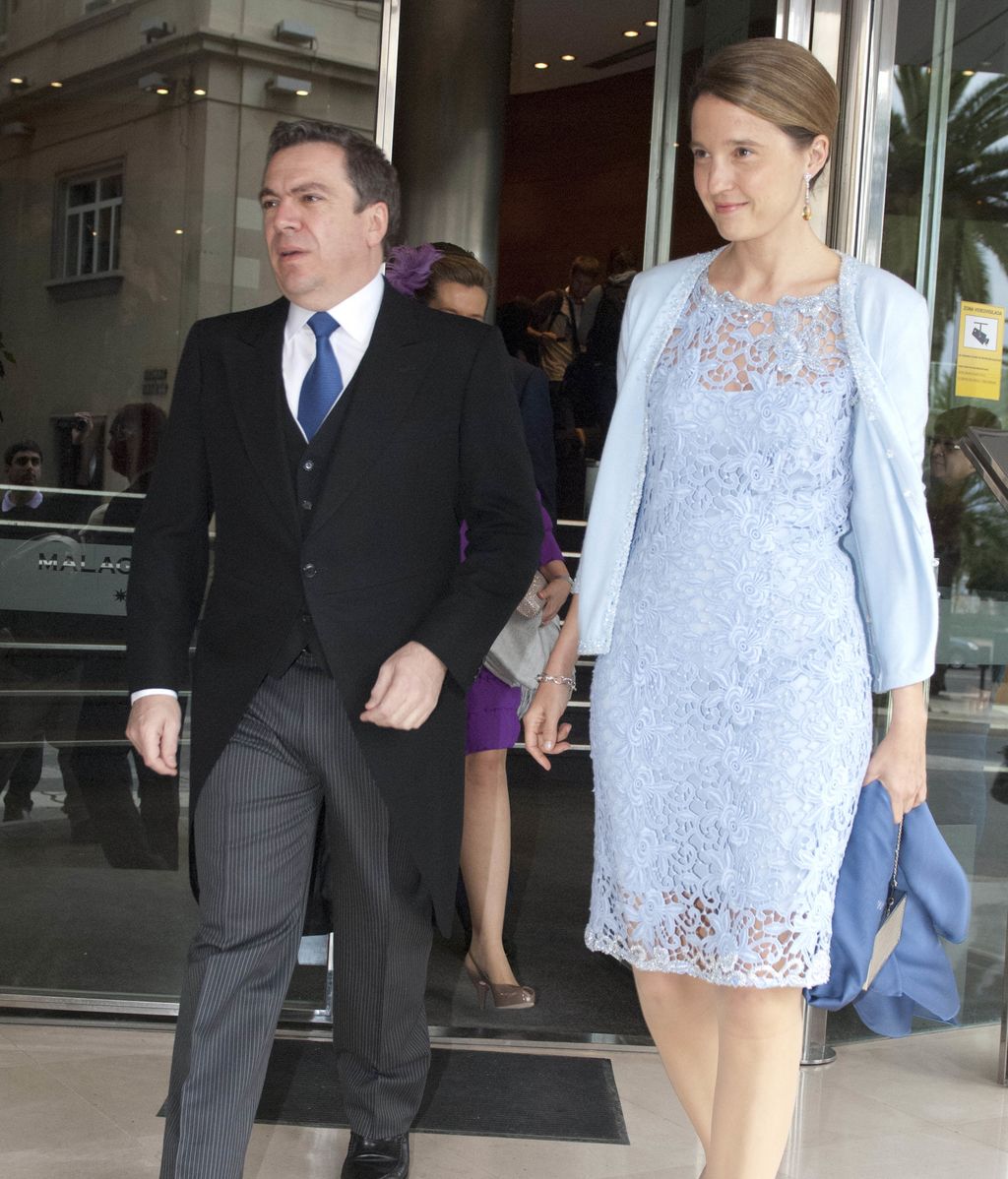 Victoria de Borbón Dos Sicilias y su marido Marcos Nomikos