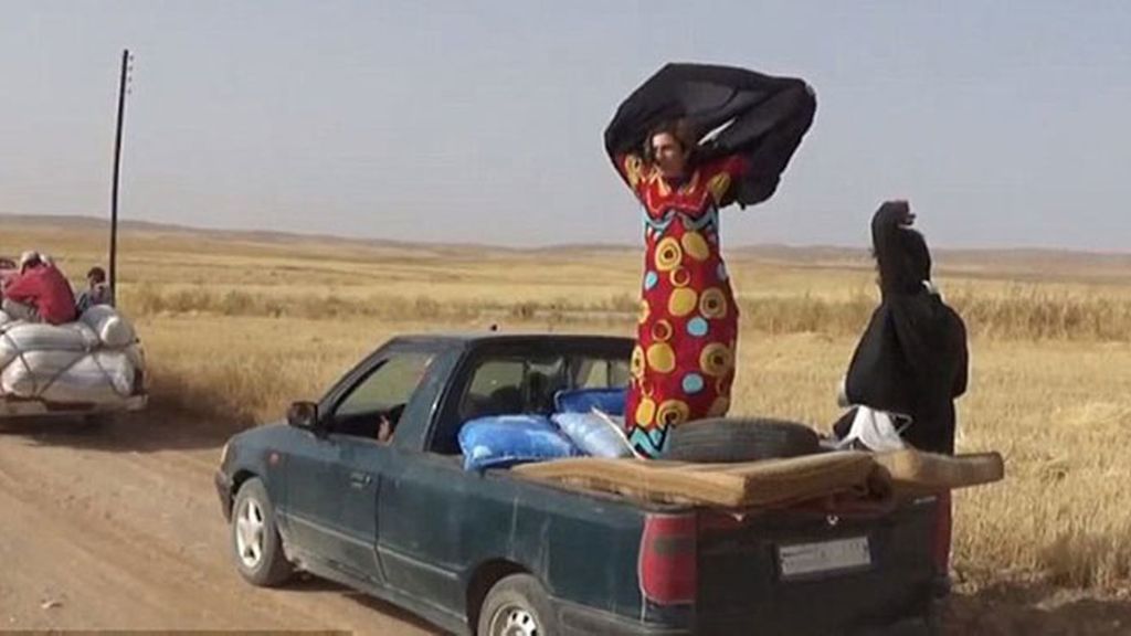 Así expresan la libertad las mujeres que huyen del ISIS