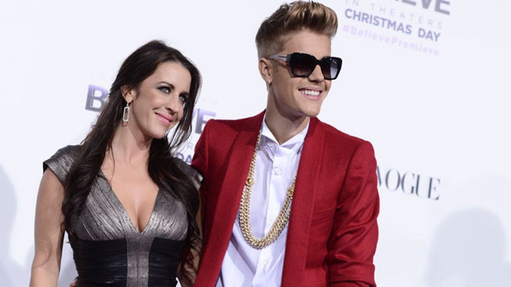 Justin Bieber, en el estreno de su película