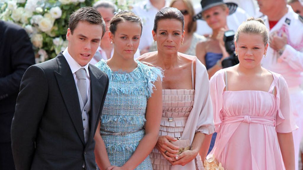 Louis Robert, Pauline y Camile, los hijos de Estefanía