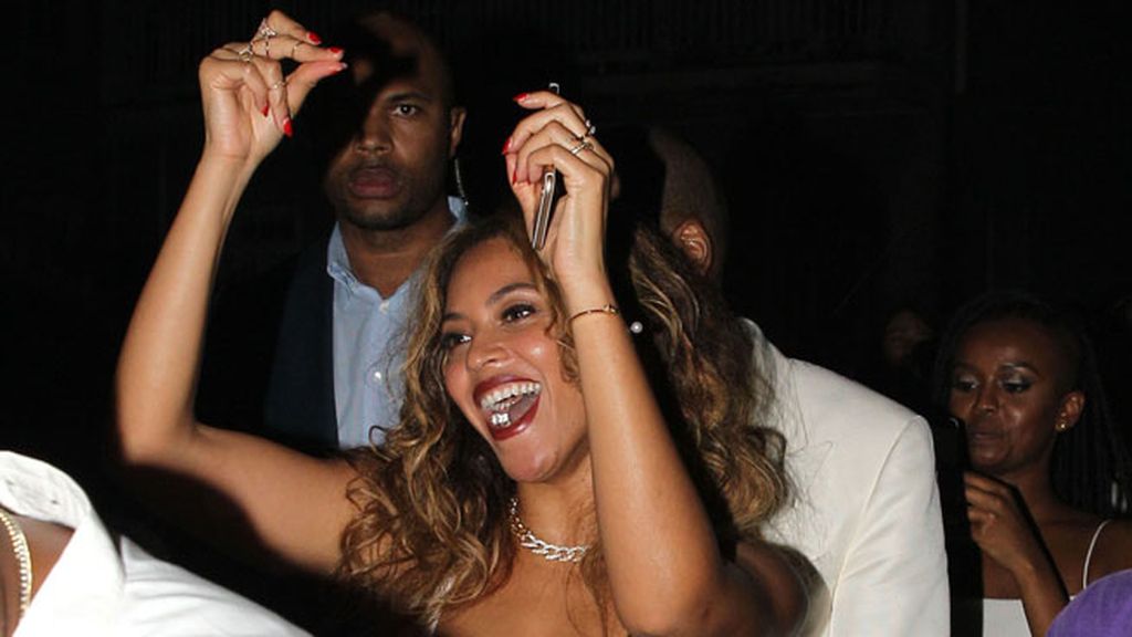 Beyoncé no paró de bailar durante la celebración