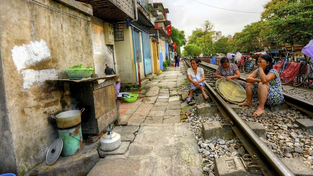 Vietnam, donde el tren es un vecino más