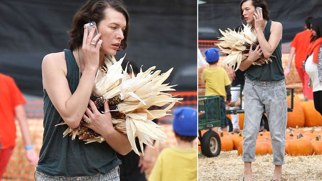 Jovovich te enseña a elegir la calabaza reina