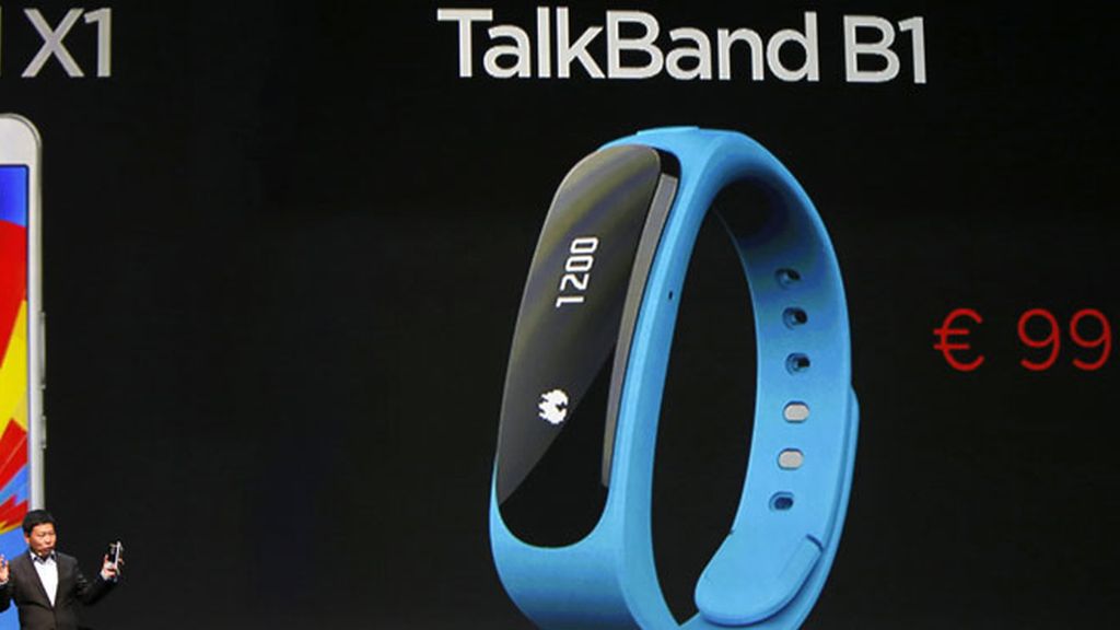 Huawei presenta TalkBand B1, la pulsera cuenta calorías con manos libres