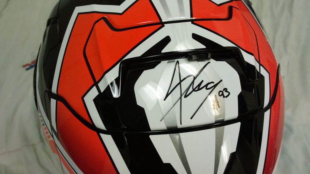 El casco de Marc Márquez