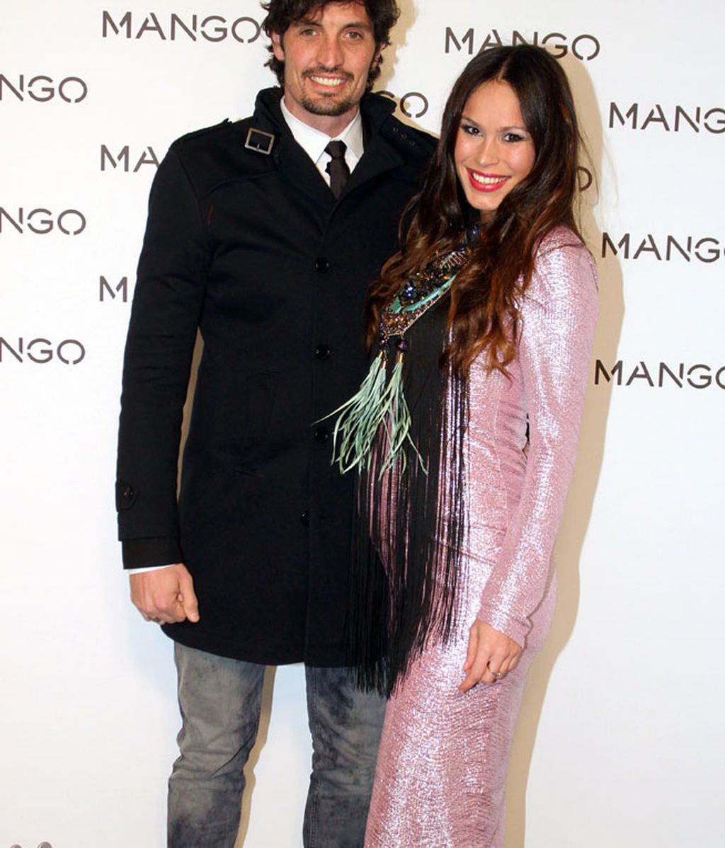 Mireia Canalda posa junto a su pareja, el tenista Felipe López