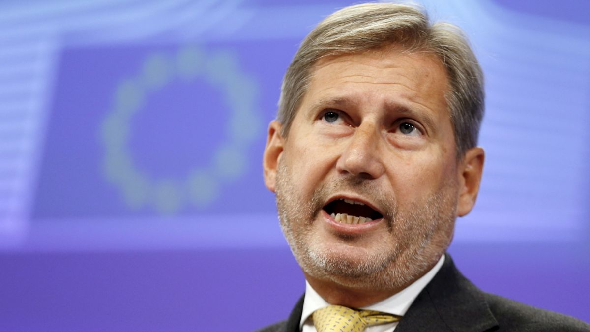 Johannes Hahn, comisario de Ampliación de la UE