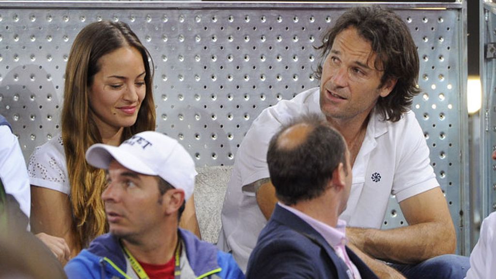 Carlos Moyá acudió a la Caja Mágica