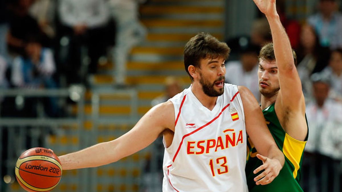 La selección española de baloncesto pierde ante Brasil en Londres 2012
