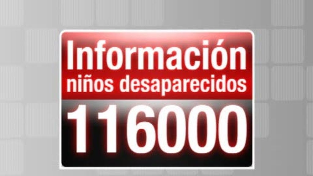 116000, el teléfono de niños desaparecidos