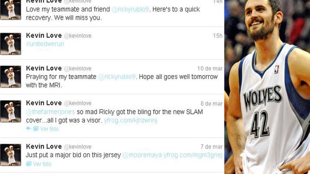 Todos con Ricky en Twitter