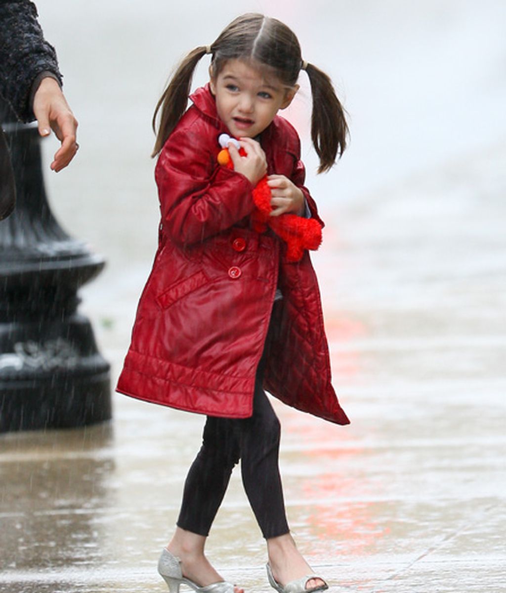 Con tacones incluso lloviendo